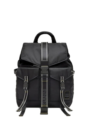 GANNI Re-Tech buckled backpack - Black