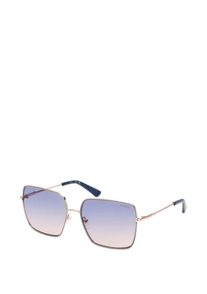 GUESS USA square-frame sunglasses - Gold
