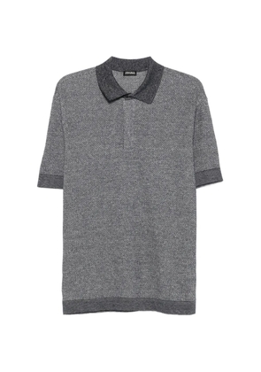 Zegna short-sleeves polo shirt - Blue