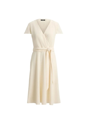 Lauren Ralph Lauren belted wrap dress - Neutrals