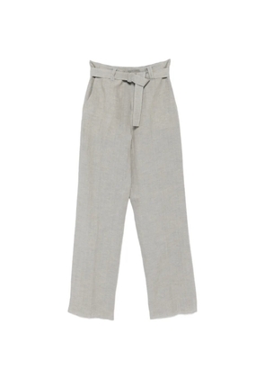 Lardini linen trousers - Grey