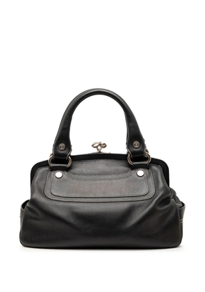 Celine Pre-Owned 2000-2020 Leather Boogie Clasp handbag - Black