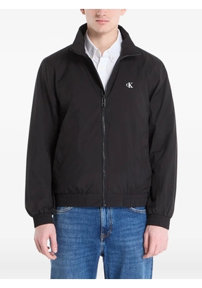 Calvin Klein Jeans Technical logo-print zip-up jacket - Black