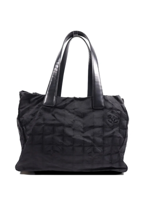CHANEL Pre-Owned New Travel Line CC-logo tote bag - Black
