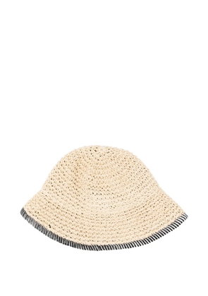 Missoni striped-trim bucket hat - Neutrals