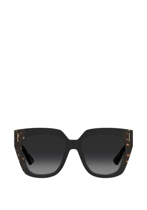 Moschino tortoiseshell-effect square-frame sunglasses - Black