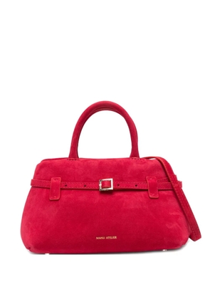 Manu Atelier Le Cambon suede tote bag - Red