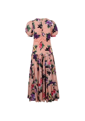 PHILIPPA 1970 Martina floral-print tiered maxi dress - Pink