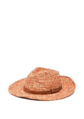 IBELIV woven fedora hat - Orange
