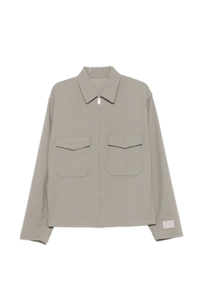 LC23 twill-weave flap-pocket jacket - Grey
