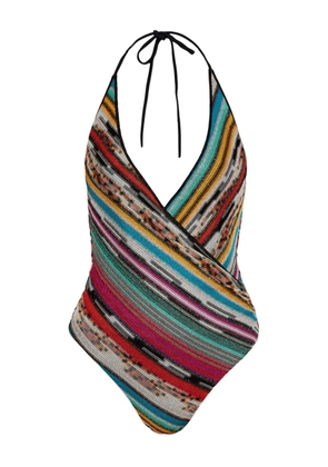 Missoni striped swimsuit - Black