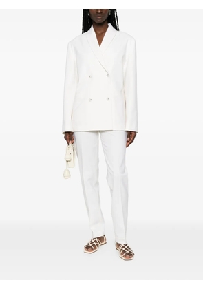 LouLou de Saison double-breasted jacket - White