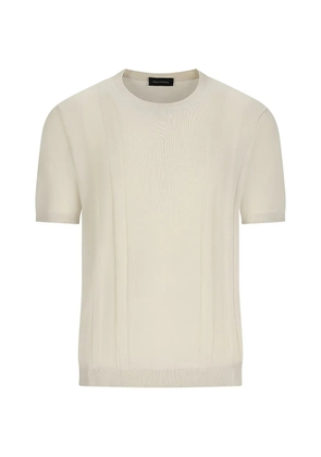 Tagliatore ribbed-knit T-shirt - White