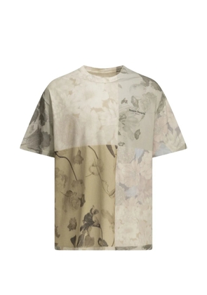 Maison Margiela floral-print crew-neck T-shirt - Neutrals