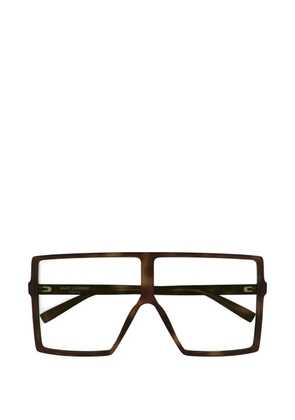 Saint Laurent Eyewear Betty square-frame sunglasses - Brown