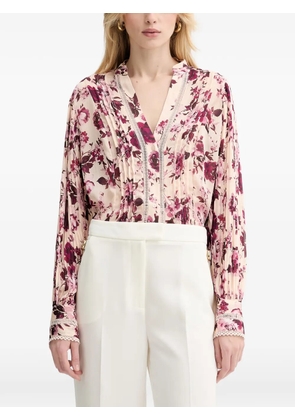 GUESS USA floral lace blouse - Neutrals