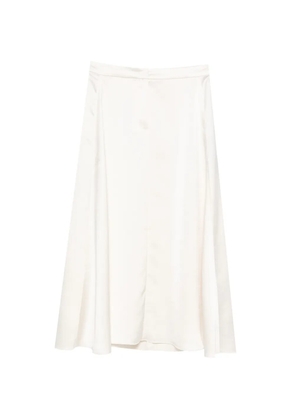 Luisa Cerano A-line midi skirt - Neutrals