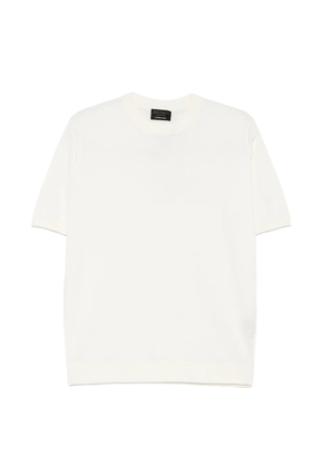 Dell'oglio short-sleeve knitted T-shirt - Neutrals
