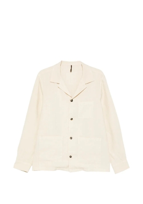 Dell'oglio button linen shirt - Neutrals
