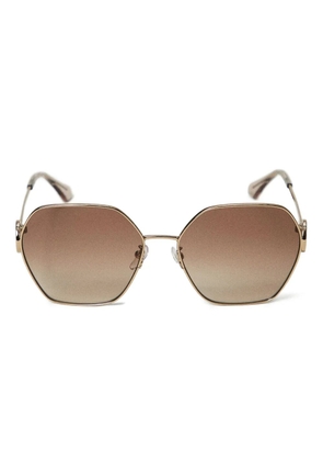 TWINSET geometric-frame sunglasses - Brown