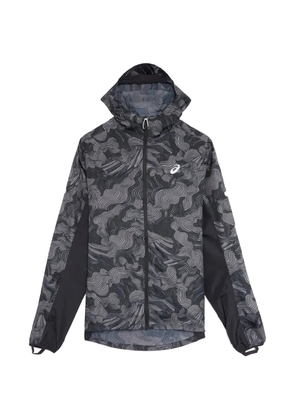 ASICS Fujitrail graphic-print jacket - Black