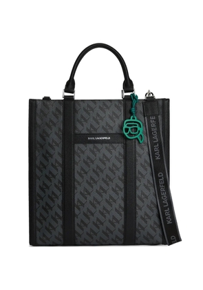 Karl Lagerfeld Ikon Monogram tote bag - Grey