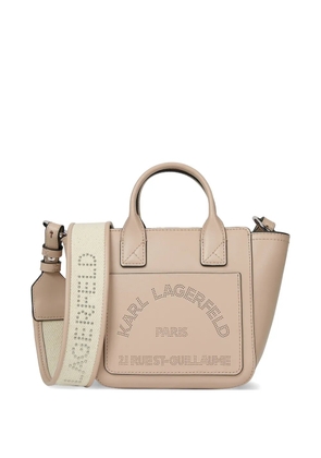 Karl Lagerfeld top-handle tote bag - Neutrals