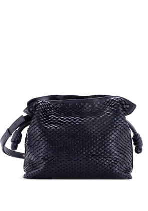 Loewe Pre-Owned Flamenco Scales Knot Leather Medium clutch bag - Blue