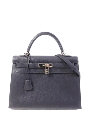 Hermès Pre-Owned Kelly 32 leather handbag - Blue