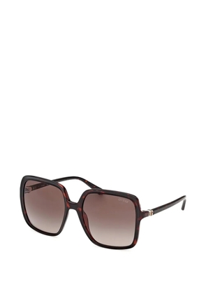 GUESS USA square-frame tortoiseshell-effect sunglasses - Brown