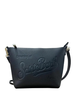 MC2 Saint Barth Aline embossed shoulder bag - Black