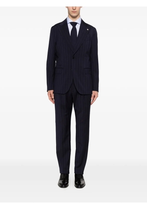 Manuel Ritz pinstripe single-breasted suit - Blue