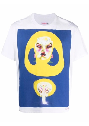 Charles Jeffrey Loverboy Artwork cotton T-shirt - White
