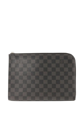 Louis Vuitton Pre-Owned PM Damier Graphite Pochette Jour clutch bag - Black