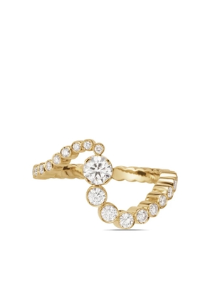 Sophie Bille Brahe 18kt recycled yellow gold Ocean Ensemble Diamant diamond ring