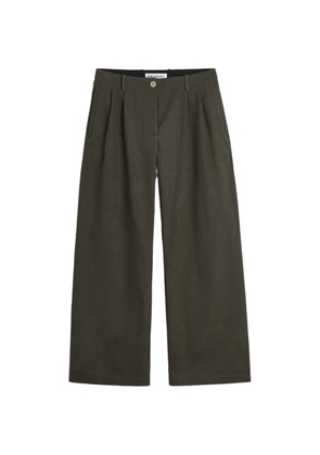 OUR LEGACY pleated wide-leg trousers - Green