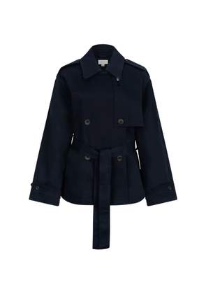Calvin Klein belted double-breasted trench coat - Blue