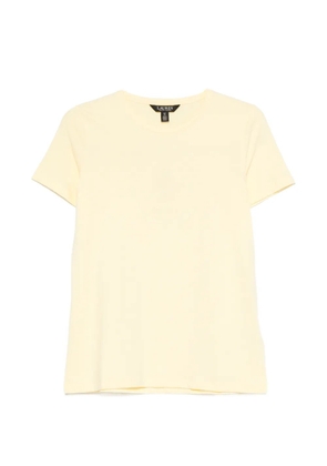 Lauren Ralph Lauren logo-embroidered T-shirt - Yellow