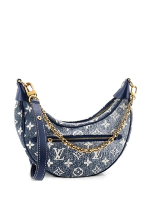 Louis Vuitton Pre-Owned Loop Handbag Monogram Jacquard Denim hobo bag - Blue