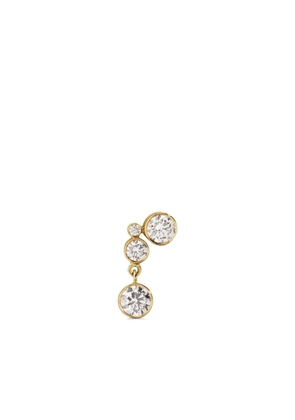 Sophie Bille Brahe 18K recycled yellow Stella Diamant diamond earring - Gold