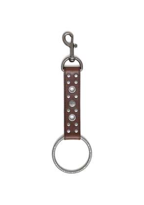 Martine Rose studded keyring - Brown