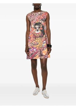 The Artistylist graphic-print sleeveless dress - Red
