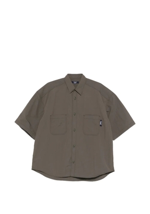 Comme des Garçons Homme logo-patch short-sleeve shirt - Green