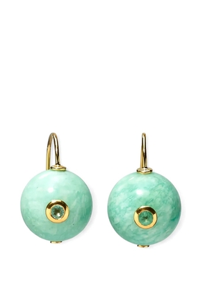 Lizzie Fortunato Comet amazonite earrings - Gold
