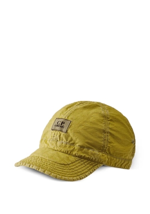 C.P. Company logo-patch baseball cap - Yellow