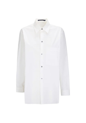 Sofie D'hoore patch-pocket long-sleeve shirt - White