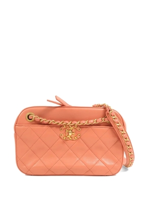 CHANEL Pre-Owned diamond-quilted shoulder bag - Pink
