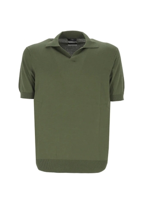 Hosio short-sleeved collared T-shirt - Green