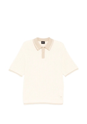 PS Paul Smith pointelle polo shirt - Neutrals