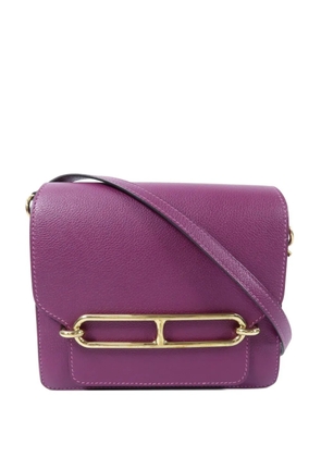 Hermès Pre-Owned mini Roulis leather shoulder bag - Purple